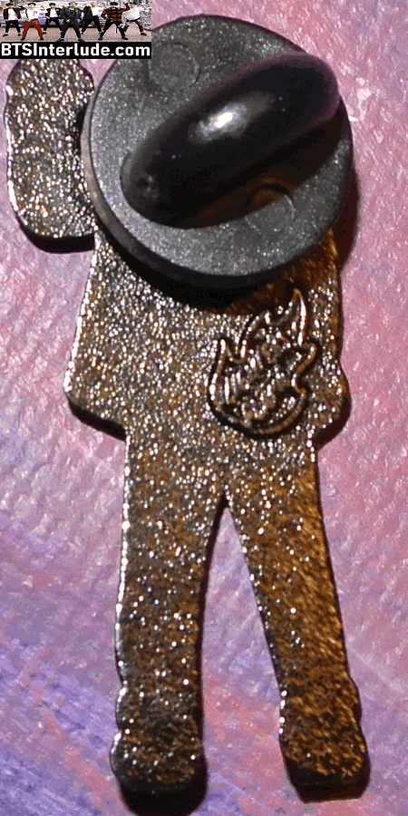 BTS PIN ENAMEL GUNMETAL JEON JUNGKOOK 전정국 PINK BOY WITH LUV HEART LIGHTERS FLAME PINS BADGE BUTTON