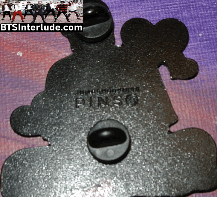 BTS PIN ENAMEL GUNMETAL JEON JUNGKOOK 전정국 NEVER NOT JUNGSH00KIEEE PINS BADGE BUTTON