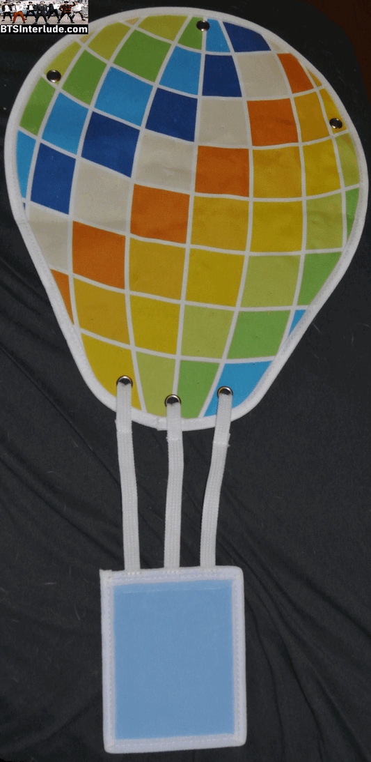 BTS WALL HANGING BTS PIN DISPLAY PHOTOCARD HOT AIR BALLOON YOUNG FOREVER HEART SHAPED SHOP 방탄소년단 JUNGKOOK V JIMIN RM J-HOPE SUGA JIN