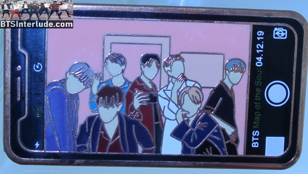 BTS PIN ENAMEL ROSE GOLD COPPER GROUP MAP OF THE SOUL PERSONA MOTS MIRROR GCF PINS JUNGKOOK V JIMIN RM J-HOPE SUGA JIN BADGE BUTTON