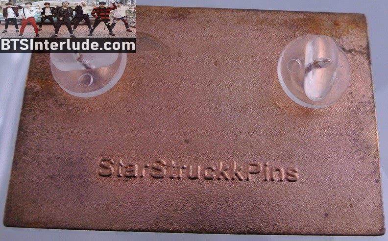 BTS PIN ENAMEL ROSE GOLD COPPER GROUP SUNSET STARSTRUCK PINS JUNGKOOK V JIMIN RM J-HOPE SUGA JIN BADGE BUTTON