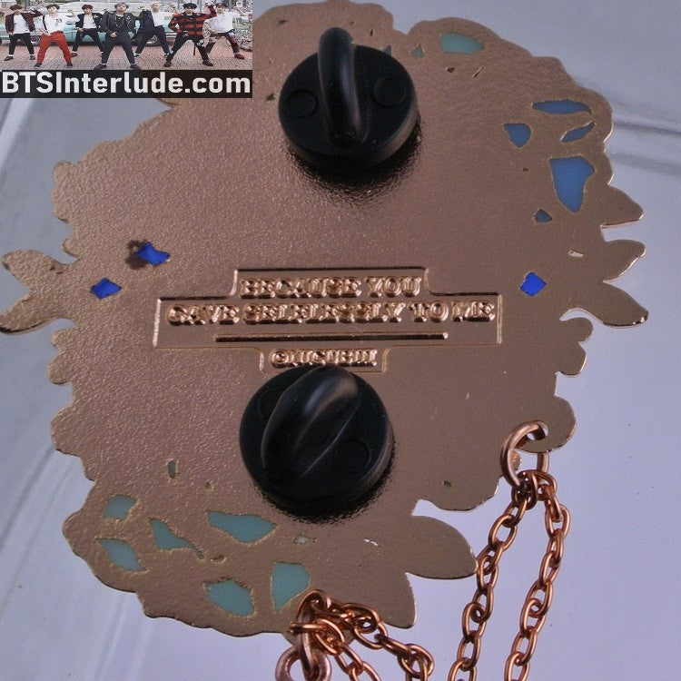 BTS PIN ENAMEL ROSE GOLD COPPER J-HOPE JUNG HOSEOK 정호석 RED HAIR MAMA AMBER DROP NICUBIII PINS BADGE BUTTON