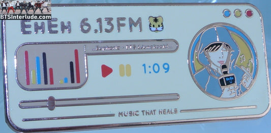 BTS PIN ENAMEL ROSE GOLD COPPER JEON JUNGKOOK 전정국 RADIO EUPHORIA IO PINS BADGE BUTTON