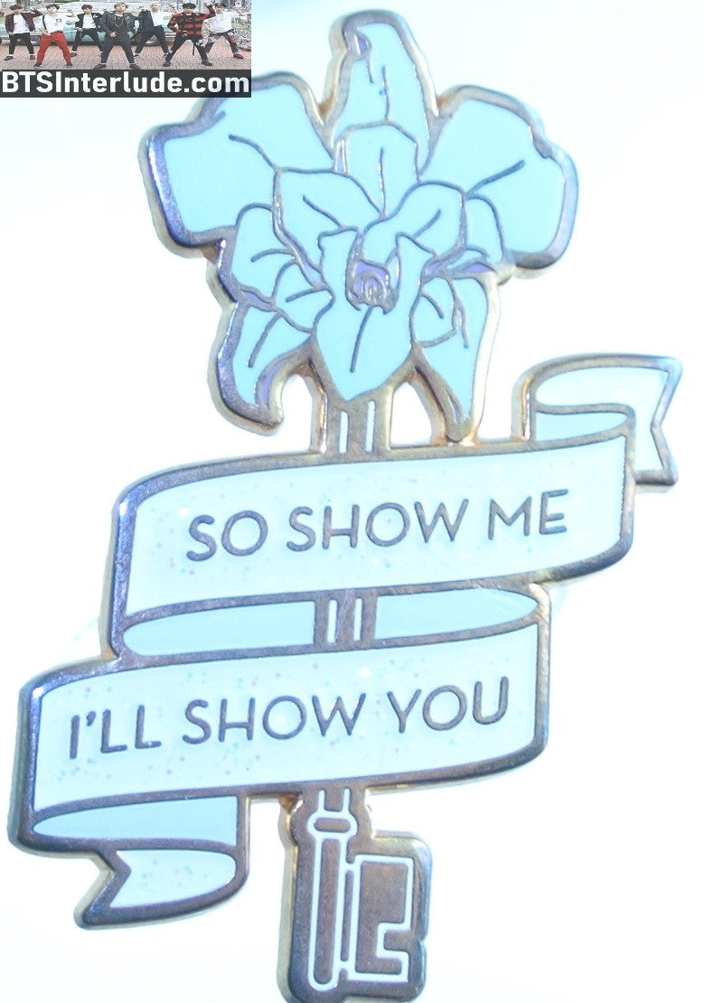 BTS PIN ENAMEL ROSE GOLD COPPER GROUP MAGIC SHOP SO SHOW ME FLOWER JUNGKOOK V JIMIN RM J-HOPE SUGA JIN BADGE BUTTON