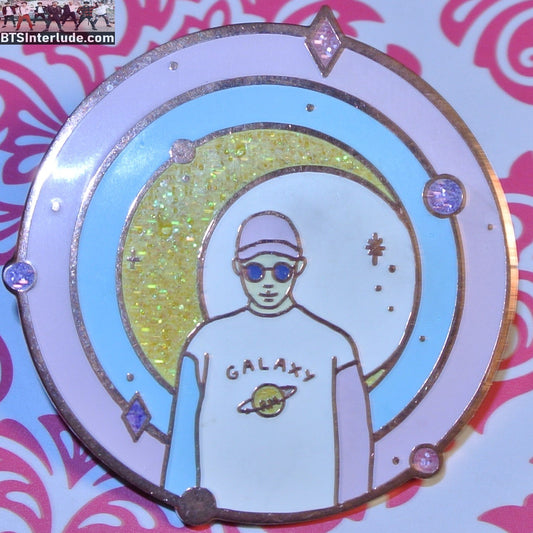 BTS PIN ENAMEL ROSE GOLD COPPER RM KIM NAMJOON 김남준 PASTEL GALAXY ZOMG BUNNIE PINS BADGE BUTTON