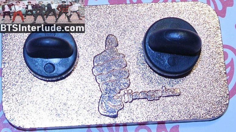 BTS PIN ENAMEL ROSE GOLD COPPER RM KIM NAMJOON 김남준 MESSAGE I MISS JOON BANG PINS BADGE BUTTON