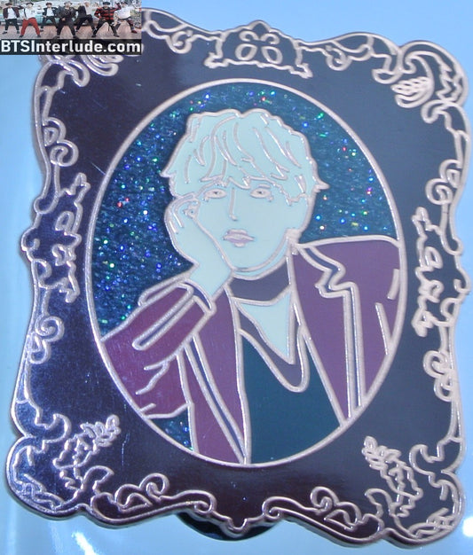 BTS PIN ENAMEL ROSE GOLD COPPER V KIM TAEHYUNG 김태형 WINGS PHOTOSHOOT GUCCI SUIT FRAMED OH PEACHY TAE PINS BADGE BUTTON