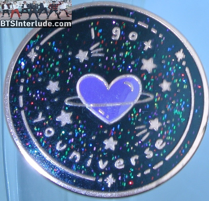 BTS PIN ENAMEL ROSE GOLD COPPER GROUP PURPLE HEART GLITTER YOUNIVERSE HAPPIPOP PINS JUNGKOOK V JIMIN RM J-HOPE SUGA JIN BADGE BUTTON