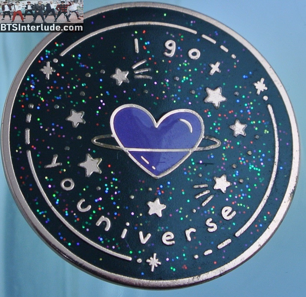 BTS PIN ENAMEL ROSE GOLD COPPER GROUP PURPLE HEART GLITTER YOUNIVERSE HAPPIPOP PINS JUNGKOOK V JIMIN RM J-HOPE SUGA JIN BADGE BUTTON