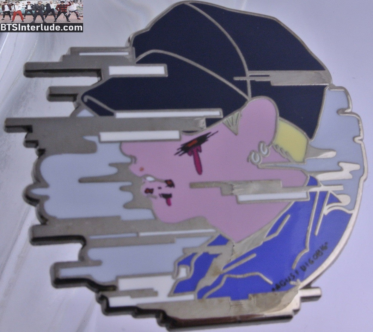BTS PIN ENAMEL SILVER SUGA MIN YOONGI 민윤기 PROFILE BALL CAP AGUST D SERENDIPITY PARADE PINS BADGE BUTTON