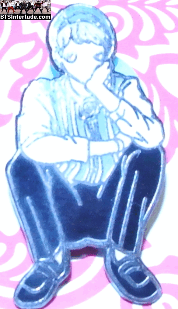 BTS PIN ENAMEL SILVER SUGA MIN YOONGI 민윤기 YOUNG FOREVER BERET AEGYOHANA PINS BADGE BUTTON