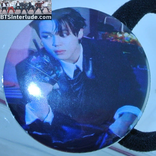 BTS PONYTAIL HOLDER BUTTON PARK JIMIN 박지민 ALLEY CAT RADIO SEAMLESS HAIR TIE