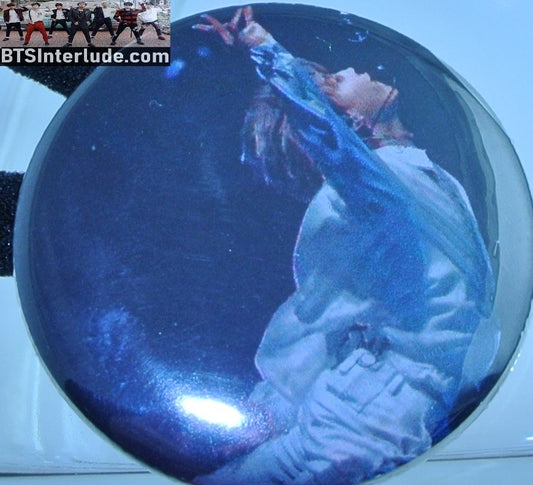 BTS PONYTAIL HOLDER BUTTON PARK JIMIN 박지민 BACKBEND WHITE SEAMLESS HAIR TIE