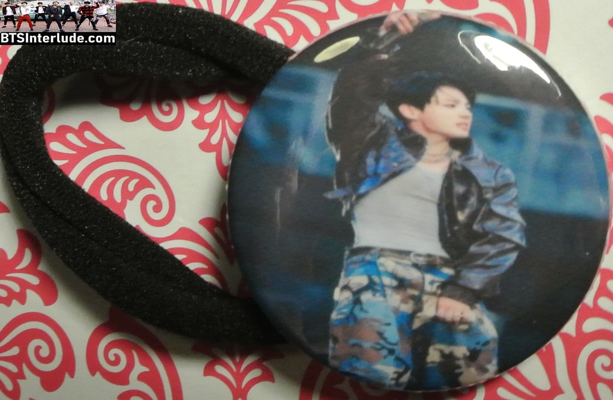 BTS PONYTAIL HOLDER BUTTON JEON JUNGKOOK 전정국 ARIRANG ARM UP SEAMLESS HAIR TIE