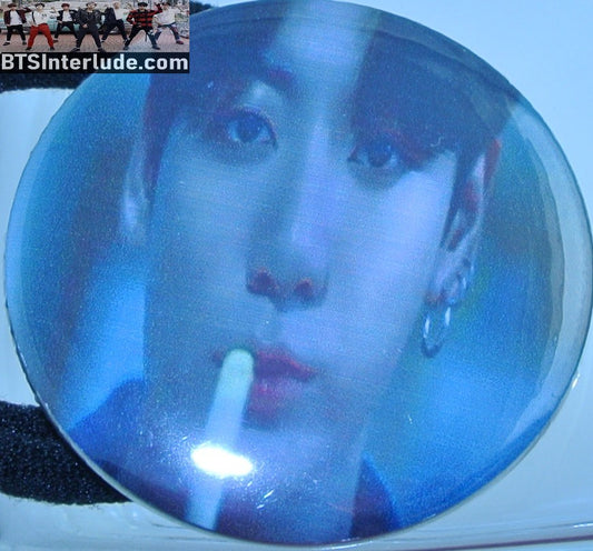 BTS PONYTAIL HOLDER BUTTON JEON JUNGKOOK 전정국 POOL CUE VCR PTD PERMISSION TO DANCE CONCERT SEAMLESS HAIR TIE