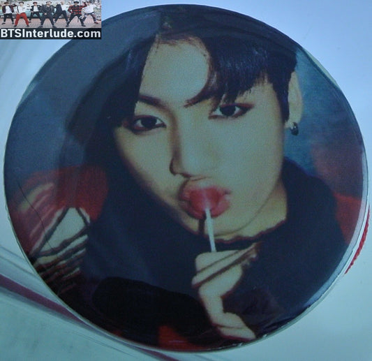 BTS PONYTAIL HOLDER BUTTON JEON JUNGKOOK 전정국 WAR OF HORMONE LOLLIPOP SEAMLESS HAIR TIE