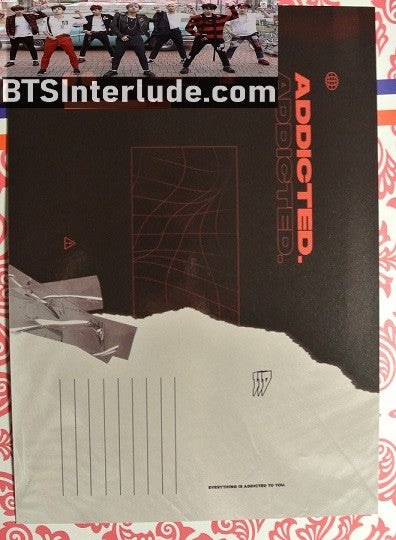 BTS POSTCARD FANSITE JEON JUNGKOOK 전정국 ACID WASH DENIM JACKET THE KNOCK FANSITE ADDICTED POST CARD