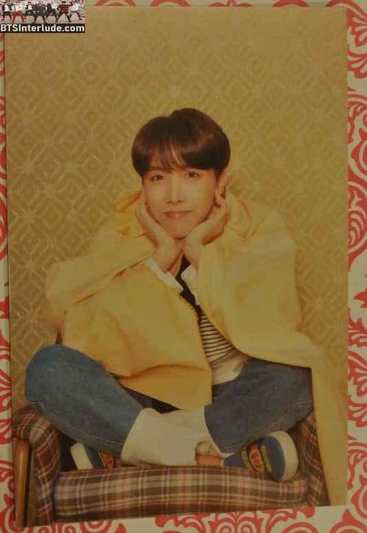 BTS POSTCARD OFFICIAL J-HOPE JUNG HOSEOK 정호석 MAP OF THE SOUL PERSONA BLANKET MOTS