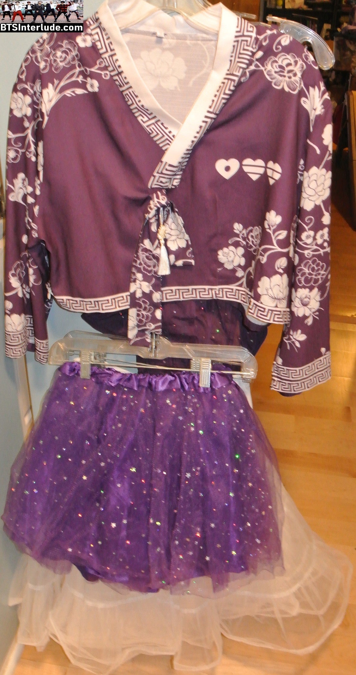 BTS LEOTARD PURPLE SPARKLE 2XL ARIRANG CONCERTS WORN ONCE JUNGKOOK V JIMIN RM J-HOPE SUGA JIN