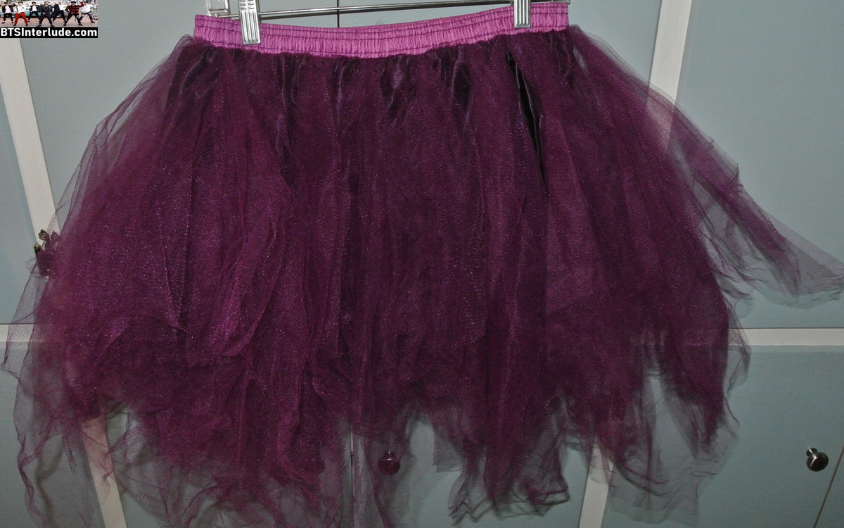 BTS SKIRT TUTU PURPLE LACE LARGE XL 2XL ARIRANG CONCERTS JUNGKOOK V JIMIN RM J-HOPE SUGA JIN