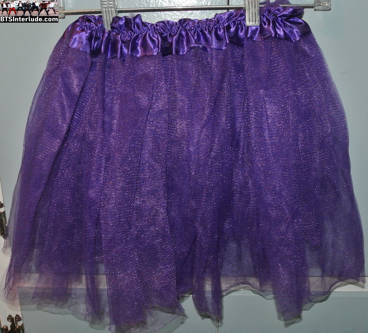 BTS TUTU SKIRT PURPLE ONE SIZE SMALL MEDIUM LARGE XL 2XL ARIRANG CONCERTS WORN ONCE JUNGKOOK V JIMIN RM J-HOPE SUGA JIN