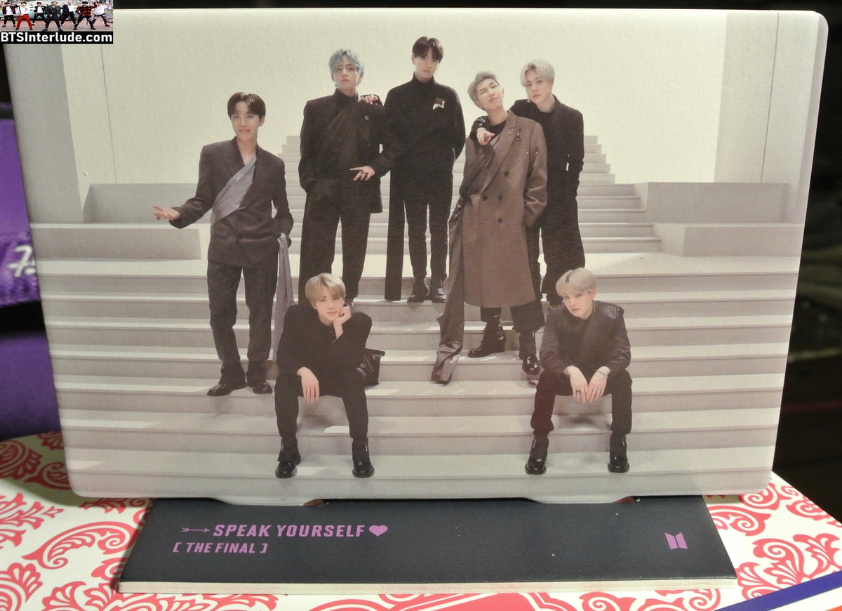 BTS STANDEE OFFICIAL GROUP LOVE YOURSELF SPEAK YOURSELF TOUR 방탄소년단 JUNGKOOK V JIMIN RM J-HOPE SUGA JIN PHOTO STAND NEW OFFICIAL MERCHANDISE