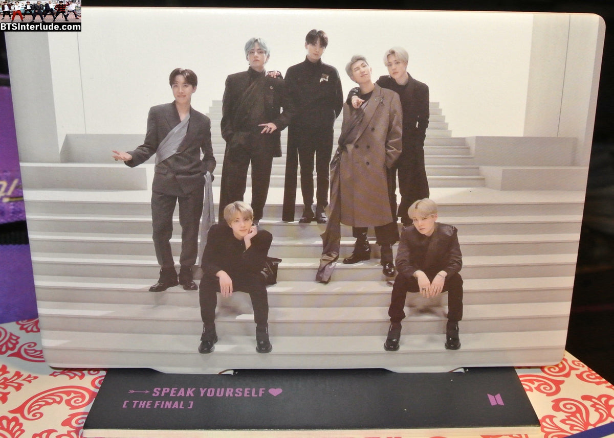 BTS STANDEE OFFICIAL GROUP LOVE YOURSELF SPEAK YOURSELF TOUR 방탄소년단 JUNGKOOK V JIMIN RM J-HOPE SUGA JIN PHOTO STAND NEW OFFICIAL MERCHANDISE