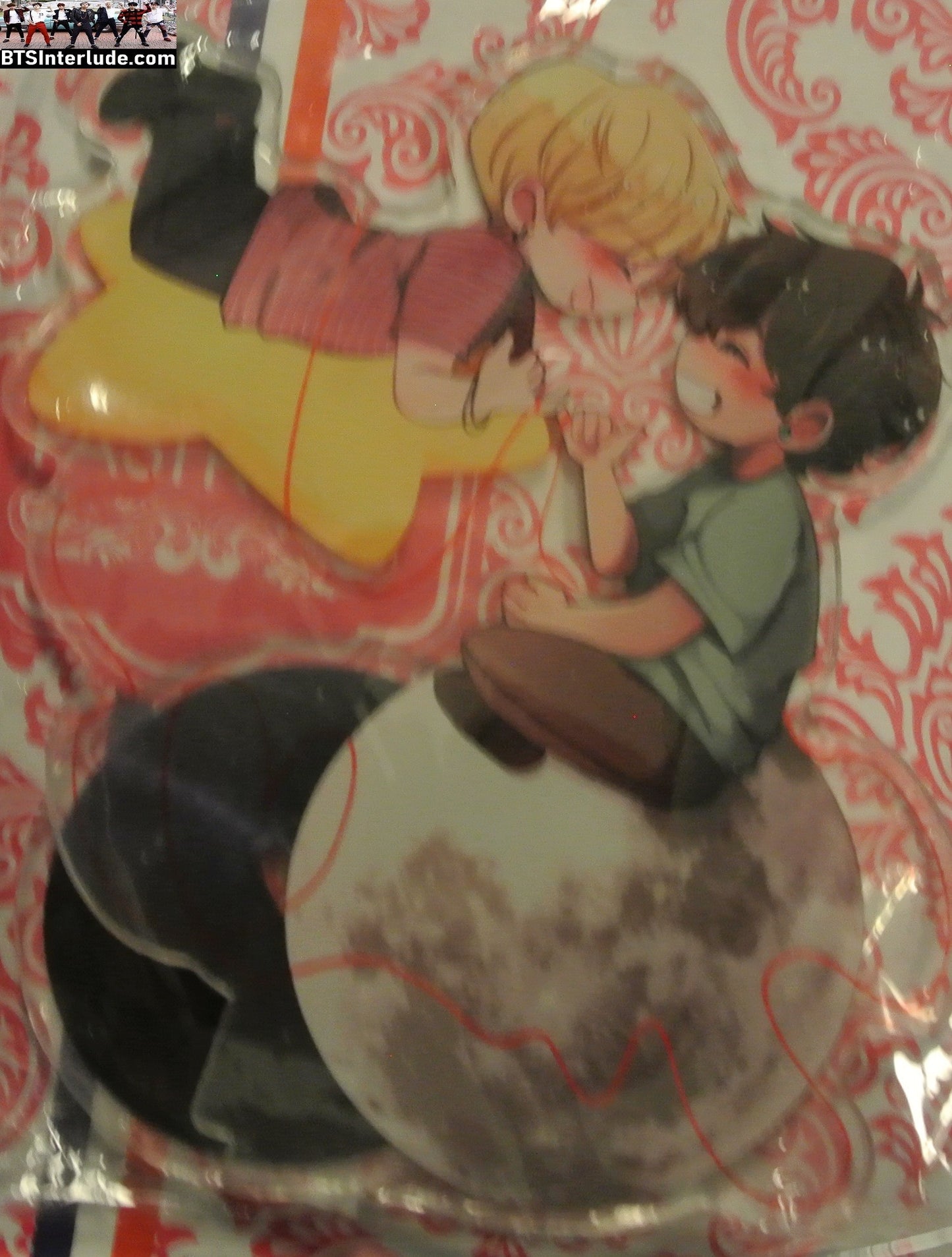 BTS STANDEE ACRYLIC SUB-UNIT V KIM TAEHYUNG PARK JIMIN CHIBIS RED THREAD PINKY PROMISE