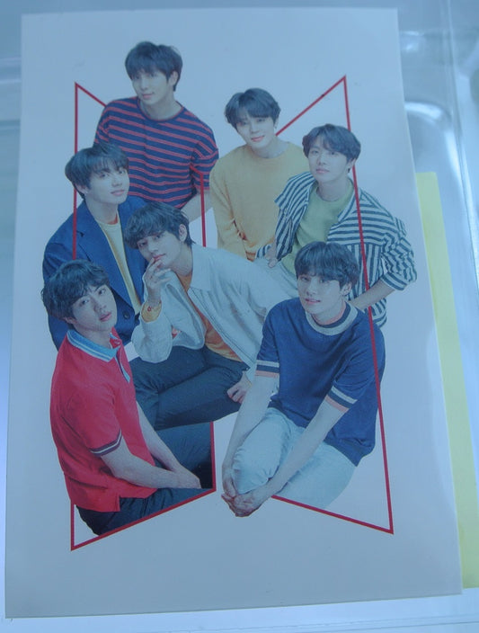 BTS STICKERS GROUP LARGE XL INSIDE DOORS