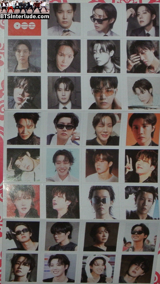 BTS STICKER SHEET J-HOPE JUNG HOSEOK 정호석 32 SMALL STICKERS ARIRANG