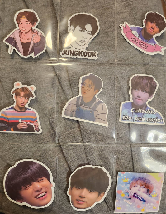 BTS STICKER JEON JUNGKOOK 전정국 MISC STICKERS LARGE