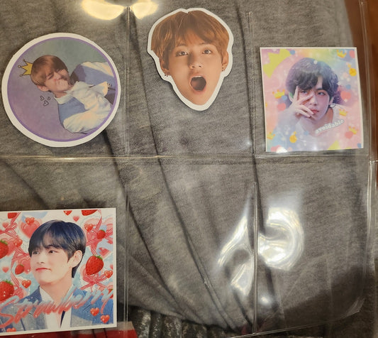 BTS STICKER V KIM TAEHYUNG 김태형 LARGE MISCELLANEOUS