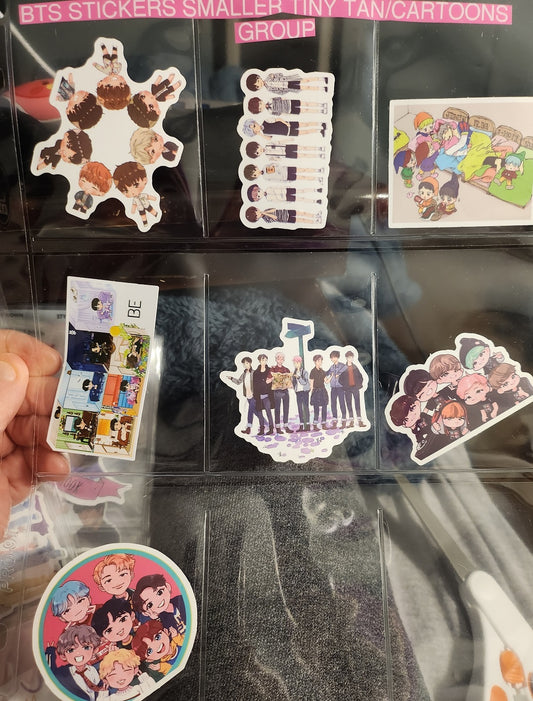 BTS STICKERS GROUP BUTTER ETC SMALL MISCELLANEOUS SYMBOLS