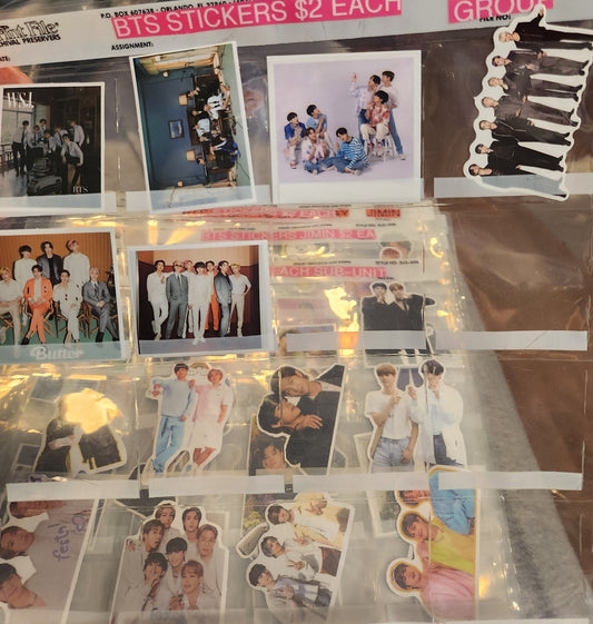 BTS STICKERS GROUP SMALL MISCELLANEOUS