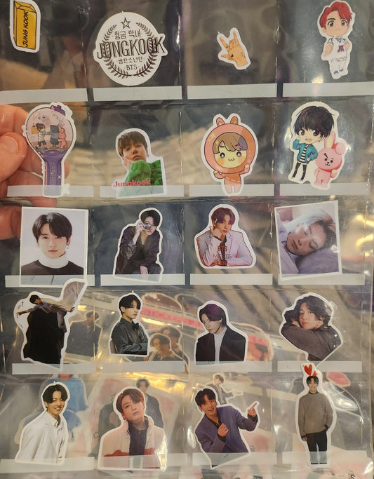 BTS STICKER JEON JUNGKOOK 전정국 MISC STICKERS SMALL