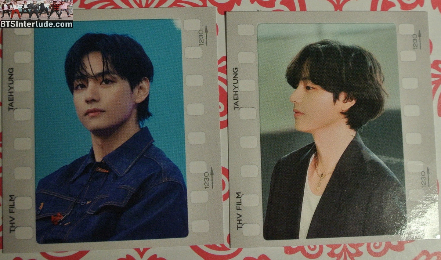BTS STICKERS V KIM TAEHYUNG 김태형 COLOR SET OF 2 NUNA V FANSITE BEFORE MIDNIGHT