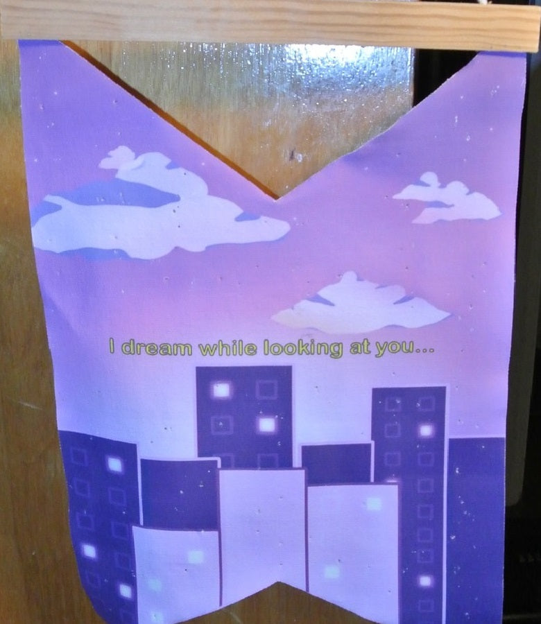 BTS WALL HANGING DECOR BTS DOORS CITYSCAPE JUNGKOOK V JIMIN RM J-HOPE SUGA JIN