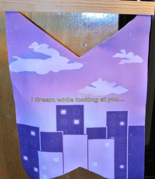 BTS WALL HANGING DECOR BTS DOORS CITYSCAPE JUNGKOOK V JIMIN RM J-HOPE SUGA JIN