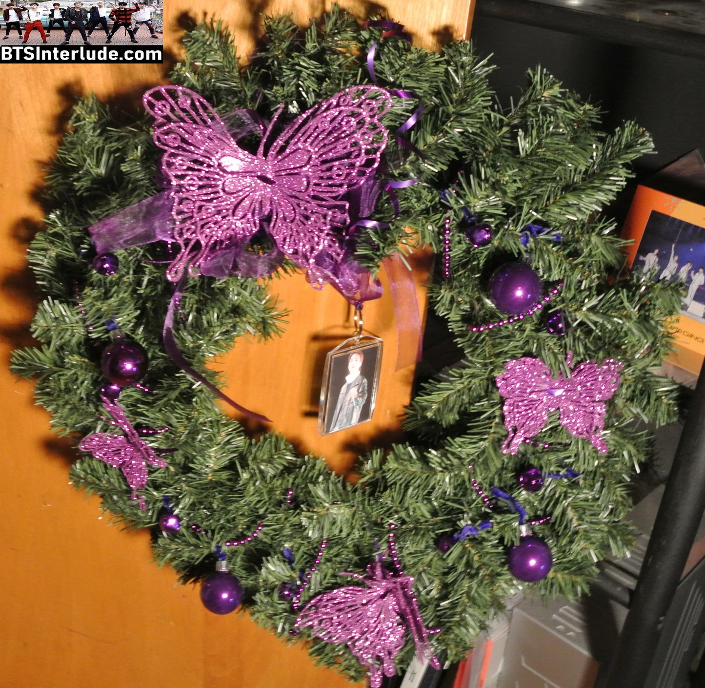 BTS CHRISTMAS OR ALL YEAR ROUND WREATH 20" SUGA MIN YOONGI 민윤기 ARIRANG ENDING LIMITED EDITION