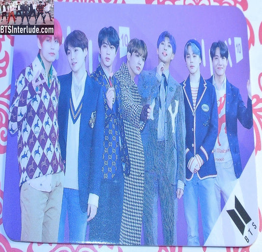BTS PHOTOCARD FANSITE GROUP 2018 MMAS RED CARPET JUNGKOOK V JIMIN RM J-HOPE SUGA JIN LIMITED EDITION