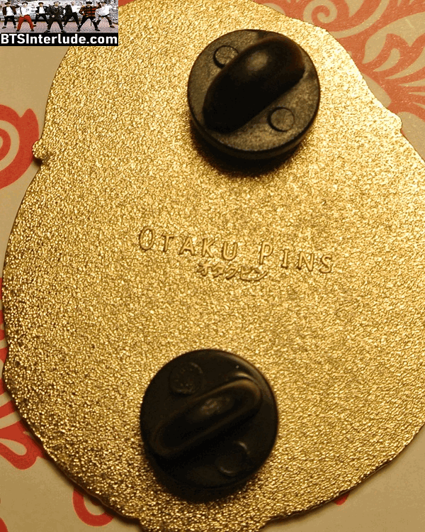 BTS PIN ENAMEL GOLD V KIM TAEHYUNG 김태형 BOY WITH LUV ANIME MV BEGINNING OTAKU PINS BADGE BUTTON