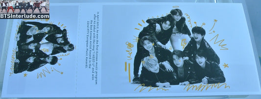 BTS POSTCARD PHOTOCARD FANSITE GROUP MAP OF THE SOUL 7 MOTS 7 JUNGKOOK V JIMIN RM J-HOPE SUGA JIN