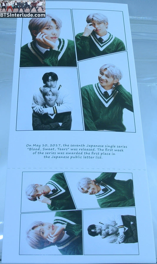 BTS POSTCARD PHOTOCARD RM KIM NAMJOON 김남준 4 FRAMES MOTS 7 MAP OF THE SOUL POST CARD PHOTO CARD SET