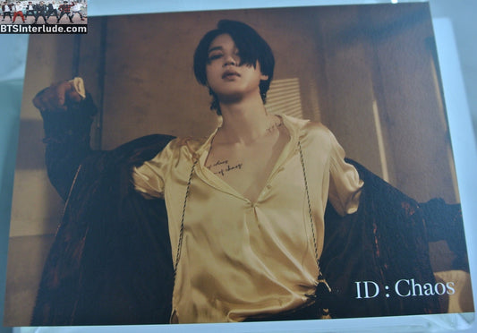 BTS POSTER MINI PARK JIMIN 박지민 ID: CHAOS FROM PHOTOFOLIO NEW OFFICIAL MERCHANDISE